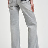 Jeans donna gamba dritta in denim grigio 12023 WASHEDGREY ANINE BING 