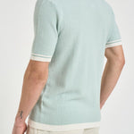 Polo in maglia celeste SHELTER PWE26053ZX TAGLIATORE 