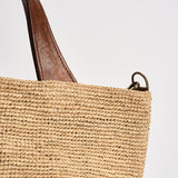 Borsa donna Mirozy in rafia beige MIROZY TEA IBELIV 