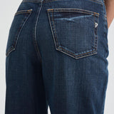 Jeans donna Bessie carrot fit in denim scuro DP784 DFE311800 DONDUP 