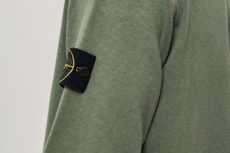 Felpa uomo girocollo verde 6100020 S0060V0159 STONE ISLAND 