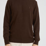 Maglia uomo girocollo marrone 710974148 011 RALPH LAUREN 