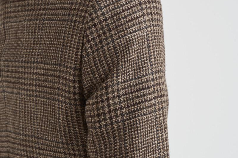 Giacca donna doppiopetto J Parigi pied de poule marrone JPARIGI10B 440010MORO TAGLIATORE 