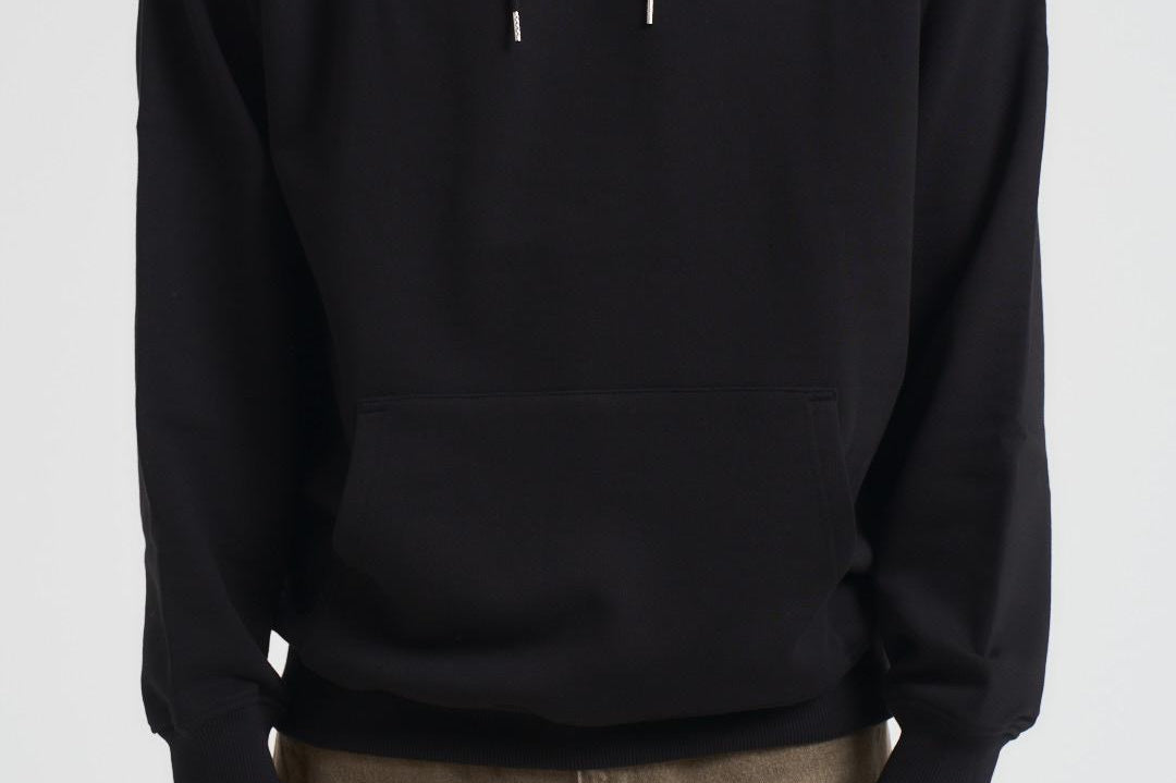 Felpa uomo con cappuccio nera HO162 CO127BL DROLE DE MONSIEUR 