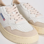 Sneakers donna medalist low in suede e bianca AULW LS33 AUTRY 
