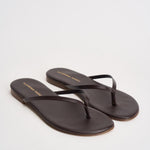 Sandalo donna infradito marrone 10165 NERO ACCADEMIE TESSILI 