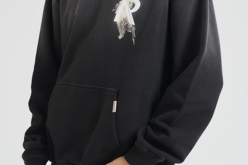 Felpa uomo Archangel grigio antracite MLM4238 BLACK REPRESENT 