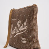 Pochette donna Aline in lana beige ALINE WOOLHER11 MC2 SAINT BARTH 