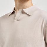 Polo uomo in maglia gesso 300423 60 KANGRA 