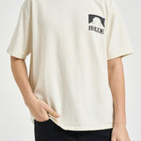 T-shirt uomo girocollo bianca TT07012 3166WHITE RHUDE 