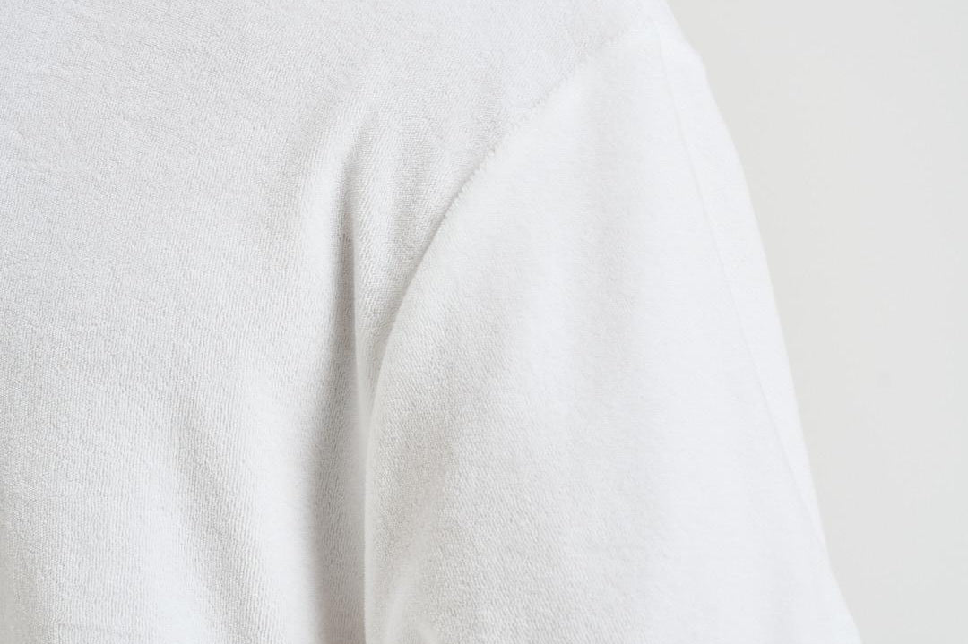 T-shirt uomo girocollo in spugna bianca 710A12492 003 RALPH LAUREN 