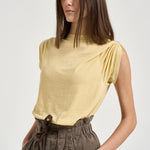 T-shirt donna Zelna giallo pastello TS0157FA D1N05E10BR MARANT ETOILE 
