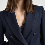 Giacca donna doppiopetto blu D4202266 RAISA26012 P.a.r.o.s.h. 