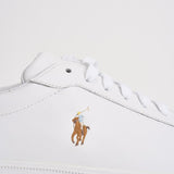 Sneakers uomo Heritage Court II bianca e beige 809940762 001 RALPH LAUREN 