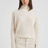 Dolcevita donna a costine Julina panna 2025373 CREAM LISA YANG 