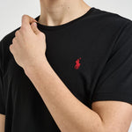 T-shirt uomo girocollo nera 710680785 001 RALPH LAUREN 