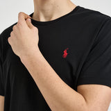 T-shirt uomo girocollo nera 710680785 001 RALPH LAUREN 
