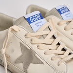 Sneakers uomo Super star bianca e grigia GMF00102 F00535911166 GOLDEN GOOSE 