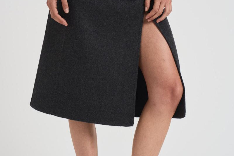 Gonna donna midi Leak grigio antracite D621523 LEAK020ANTRACITE P.a.r.o.s.h. 