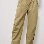 Pantalone donna verde carrot fit NATSA KHAKI IRO 