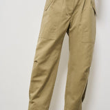Pantalone donna verde carrot fit NATSA KHAKI IRO 