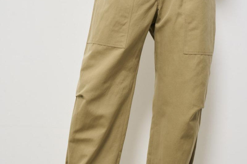 Pantalone donna verde carrot fit NATSA KHAKI IRO 
