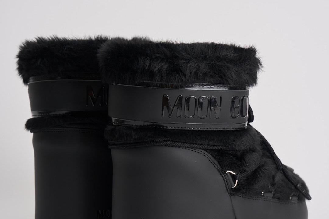 Stivale donna Low Faux Fur nero 1409390 N001BLACK MOON BOOT 