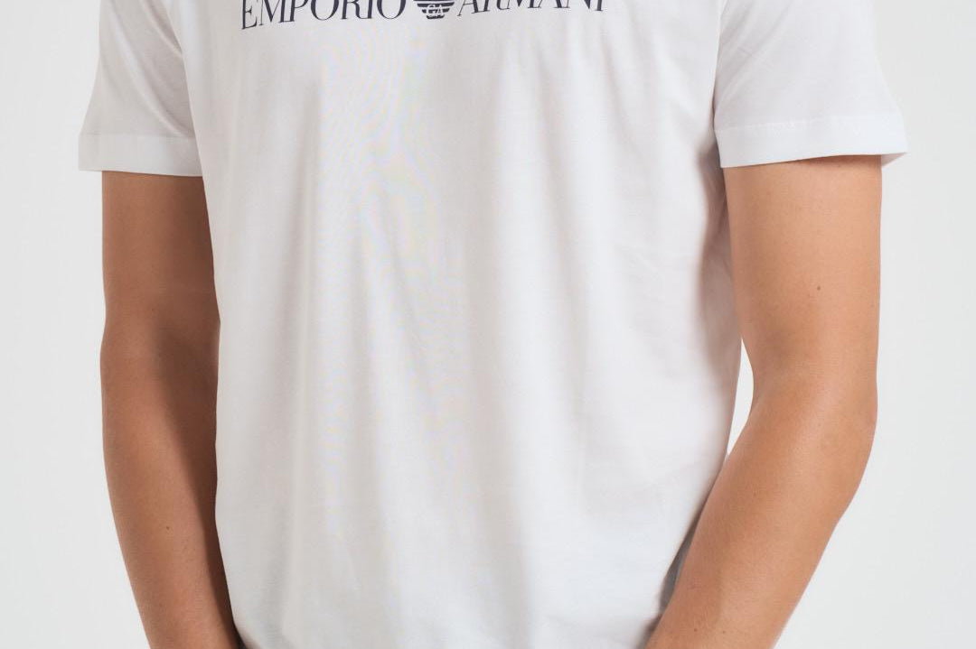 T-shirt uomo girocollo bianca 8N1TN5 0146 EMPORIO ARMANI 