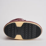 Stivale donna da neve alto in nylon bordeaux 1400440 D013BURGUNDY MOON BOOT 