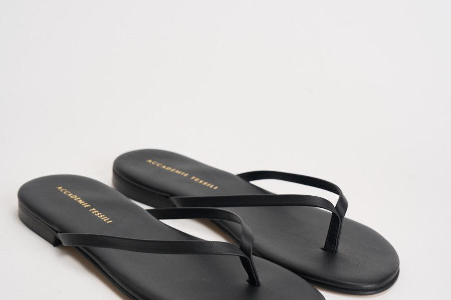 Sandalo donna infradito nero 10165 MORO ACCADEMIE TESSILI 