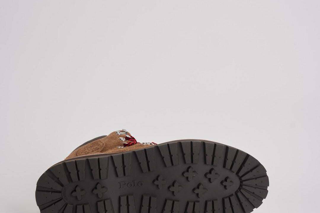 Stivaletto uomo in suede marrone 812974118 001 RALPH LAUREN 