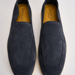 Mocassino uomo in suede blu 3413 VISONEB15 DOUCAL'S 