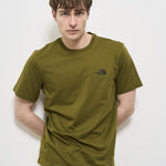 T-shirt uomo girocollo verde NF0A87NG PIB1 THE NORTH FACE 