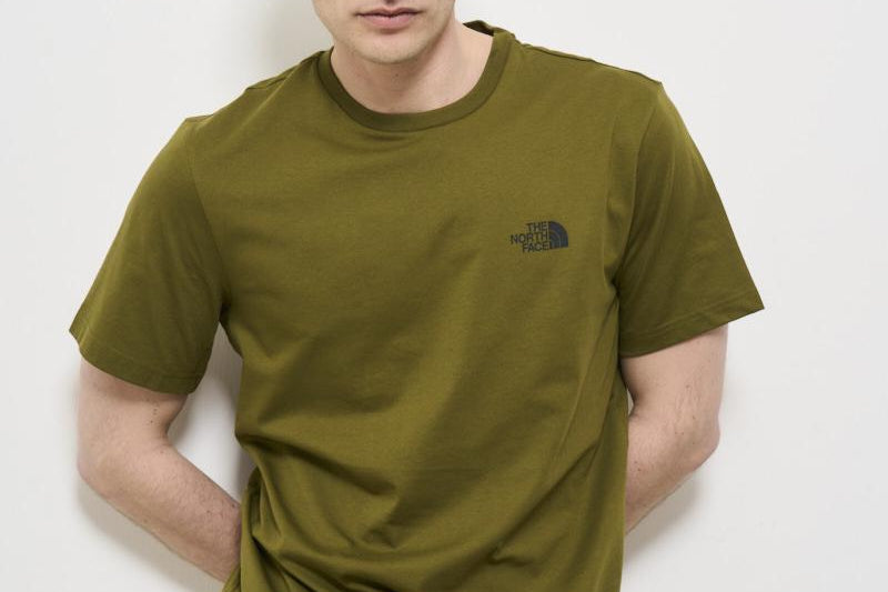 T-shirt uomo girocollo verde NF0A87NG PIB1 THE NORTH FACE 