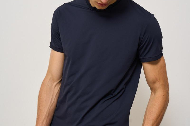 T-shirt uomo girocollo blu 25206 60 RRD 