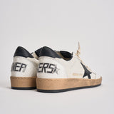 Sneakers donna Ball Star bianca e nera GWF00117 F00377110283 GOLDEN GOOSE 