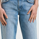 Jeans donna low rise in denim chiaro A260 1371VAULT AGOLDE 