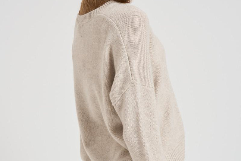 Maglione girocollo donna in cashmere 201726 OYSTER LISA YANG 