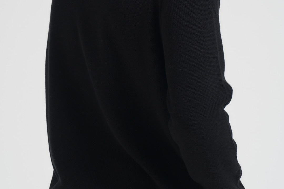 Maglia uomo in cotone nera 710810846 020 RALPH LAUREN 