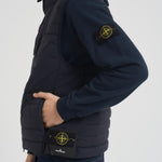 Gilet uomo trapuntato blu scuro G100004 S0183V0020 STONE ISLAND 
