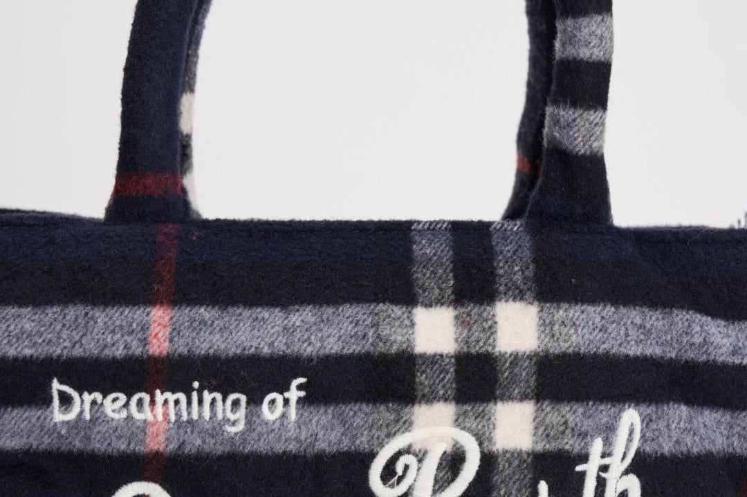 Borsa donna Colette tartan nera COLETTEWL TART0041 MC2 SAINT BARTH 