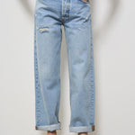Jeans donna Gavin in denim chiaro 1113 440 ANINE BING 