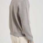 Giacca uomo in maglia grigio chiaro AALKTJT1 AA65015915BC LARDINI 