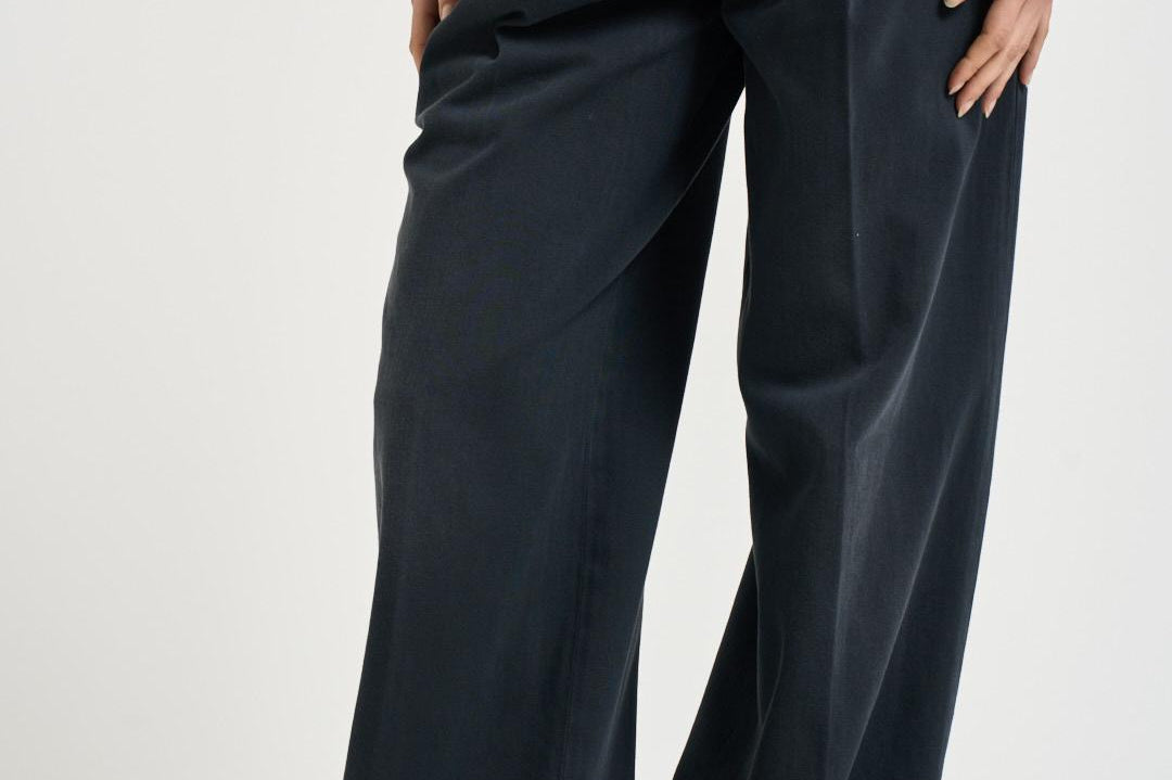 Pantalone donna Flavia blu navy GWP01203 P00234790100 GOLDEN GOOSE 