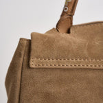 Borsa donna Sveva midi in suede beige BT2006 BISCOTTO ORCIANI 