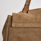 Borsa donna Sveva midi in suede beige BT2006 BISCOTTO ORCIANI 