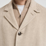 Cappotto uomo monopetto midi beige F09MUC952D 33023 MONTECORE 