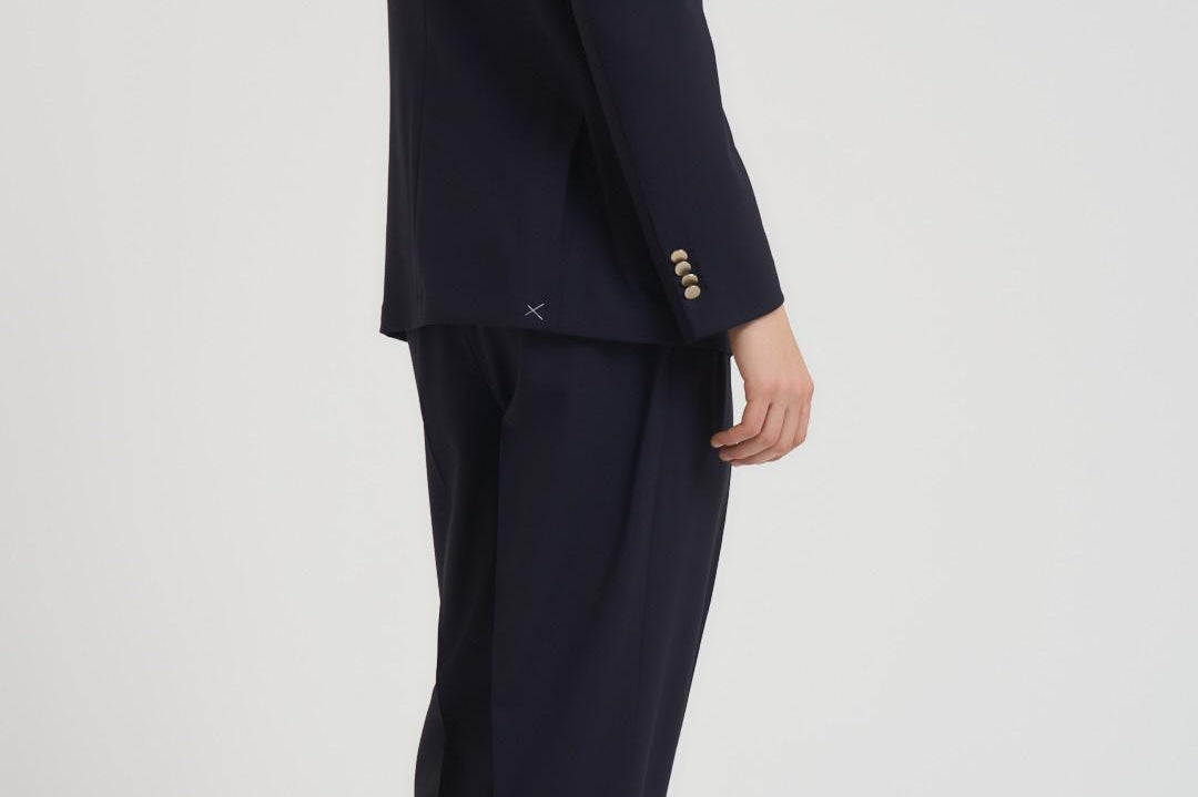 Abito uomo doppiopetto blu notte BOLGHERIPO 40011211 BRIGLIA 