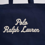 Borsa donna tote in tela blu notte 405945884 001 RALPH LAUREN 