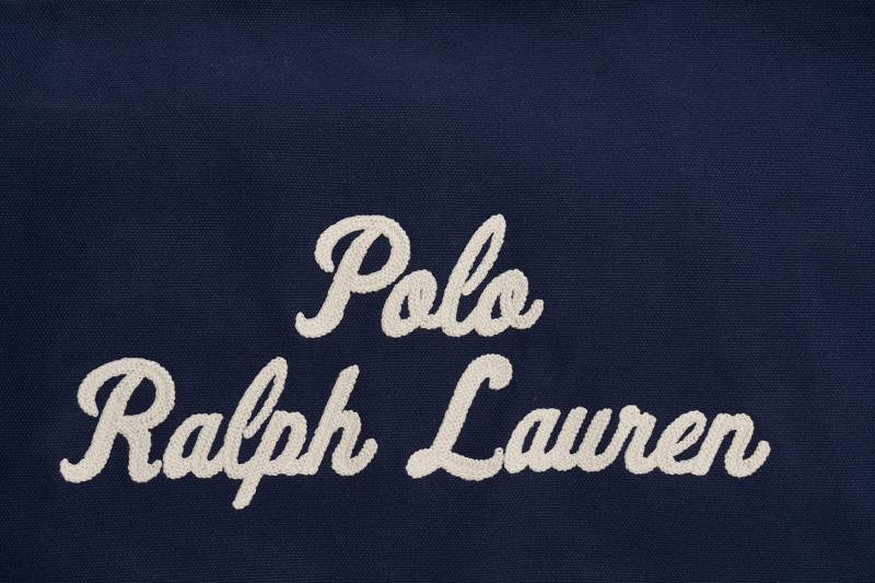 Borsa donna tote in tela blu notte 405945884 001 RALPH LAUREN 